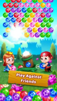 Bubble Shooter - Flower Games Screen Shot 2