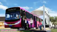ألعاب الحافلة الحافلة: قيادة الهوس 3D Screen Shot 4