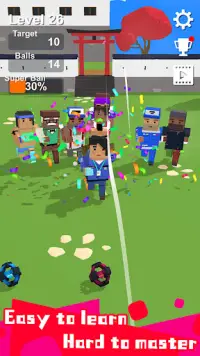 Touch Out - Simple dodge ball game Screen Shot 2