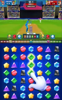 Cricket Rivals - New Cricket Match 3 Puzzle Games Screen Shot 3