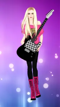 Avril Lavigne Dress up game Screen Shot 5