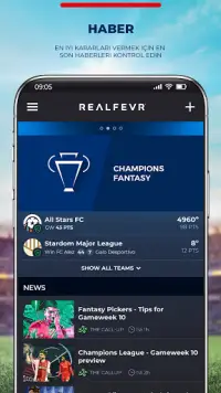 RealFevr -Fantezi Sporlar Screen Shot 6