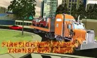 Fire Truck Transporter Sim Screen Shot 3