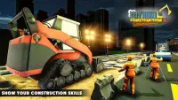 Mega City Road Construction Machine Operator Game Screen Shot 2