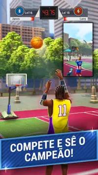 Basketball Shooting Hoops 1v1 Screen Shot 1