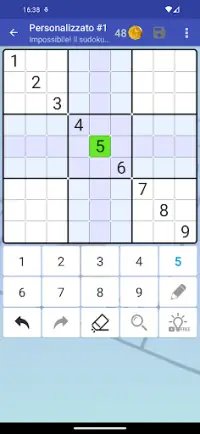 Sudoku - puzzle del cervello Screen Shot 3
