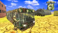 Offroad Uphill US Army Bus Driver Soldier Duty Screen Shot 6