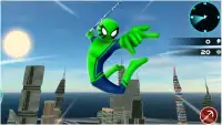 Power Spider Stickman Hero: Rope Vice Town Crime Screen Shot 0