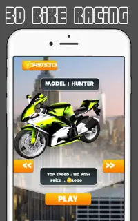 Highway Motorbike Racing 3D Screen Shot 0