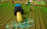 Game Mengemudi Traktor 2020 - Simulator Pertanian Screen Shot 10