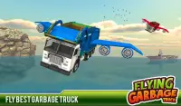 City Garbage Flying Truck- Flying Games Screen Shot 6