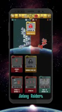 Galaxy Raiders Cards Screen Shot 2