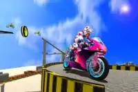 पागल बाइक स्टंट गेम्स: मोटरसाइकिल गेम्स 2019 Screen Shot 1
