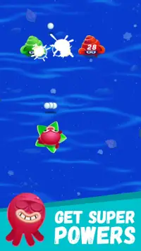 Sea Bubble War - Crabs VS Octopus Screen Shot 3