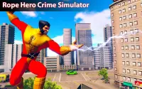 Flying Robot Spider Rope Hero City Crime Simulator Screen Shot 1