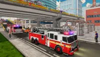 Fire Truck Games：911 Rescue Screen Shot 4