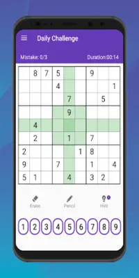 Tägliches Sudoku Screen Shot 2