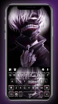 Latar Belakang Keyboard Cool Mask Boy Screen Shot 1