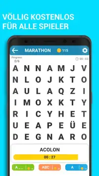 Word Search German Puzzle Game Screen Shot 5