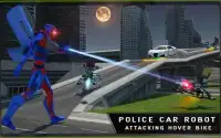 Cop Hover Car Robot Transform Screen Shot 7