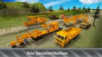 Railroad Building Simulator - construir estrada! Screen Shot 7