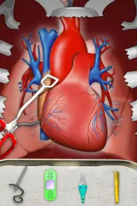 Pembedahan Jantung Terbuka Kecemasan Hospital Game Screen Shot 0