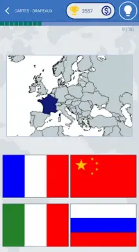 Les drapeaux du monde Quiz Screen Shot 3