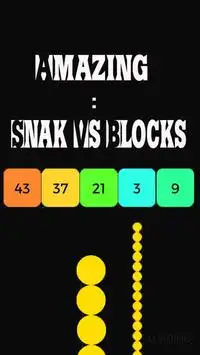 Amazing: Snake Vs Blocks Screen Shot 0