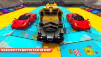 Train Vs Car Crash: Jogos de Corrida 2019 Screen Shot 18
