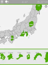 Enjoy Learning Japan Map Puzzle Screen Shot 11