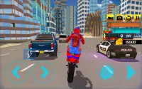 Superhero Stunt Bike Simulator Screen Shot 1