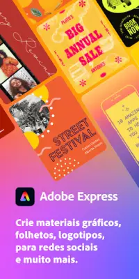 Adobe Express: Design Gráfico Screen Shot 0