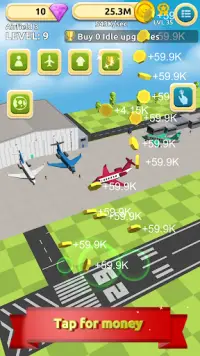 Airfield Tycoon Clicker Game Screen Shot 2