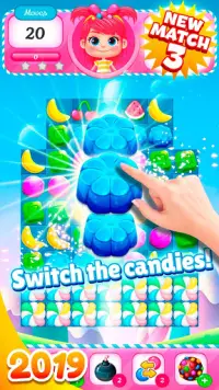 Big Sweet Bomb - Candy match 3 game Screen Shot 2