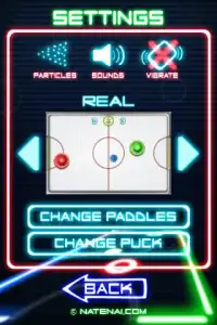 Glow Hockey 2 Screen Shot 2