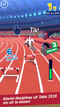Sonic op de Olympische Spelen Screen Shot 1