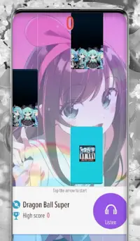 Anime Dream Piano Bang Tiles Screen Shot 1