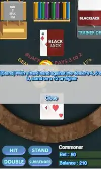 Blackjack Trainer Free Screen Shot 0