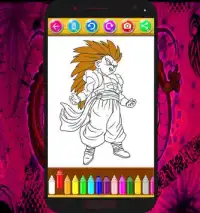 How To Color Dragon Ball Z (Dbz games) Screen Shot 2