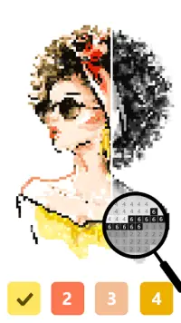Pix123: 픽셀아트, 색칠공부, 색칠게임, 숫자색칠 Screen Shot 3