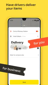 Yandex Go — taxi and delivery Screen Shot 3