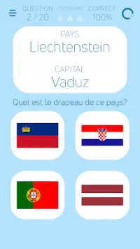 Drapeaux - Des pays - Capitales Screen Shot 1