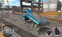 Excavator Driver Simulator - Road Building Sim Screen Shot 1