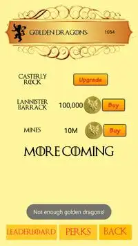 Idle Thrones- A Game Of Thrones Screen Shot 3