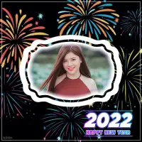 Bingkai Foto Tahun Baru 2022 🎉 Screen Shot 2