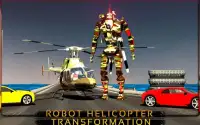 हेलीकॉप्टर रोबोट परिवर्तन Screen Shot 11