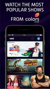 Voot, Bigg Boss, Colors TV Screen Shot 1