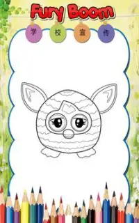 How to color The Furby Bubble Boom Screen Shot 3