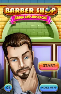 Barber shop Beard and Mustache -Fun Games for Kids Screen Shot 0