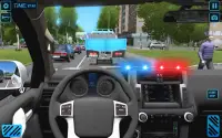 police car driving prado game Screen Shot 2
